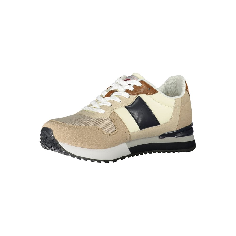 Zapatilla deportiva Carrera de poliéster color beige