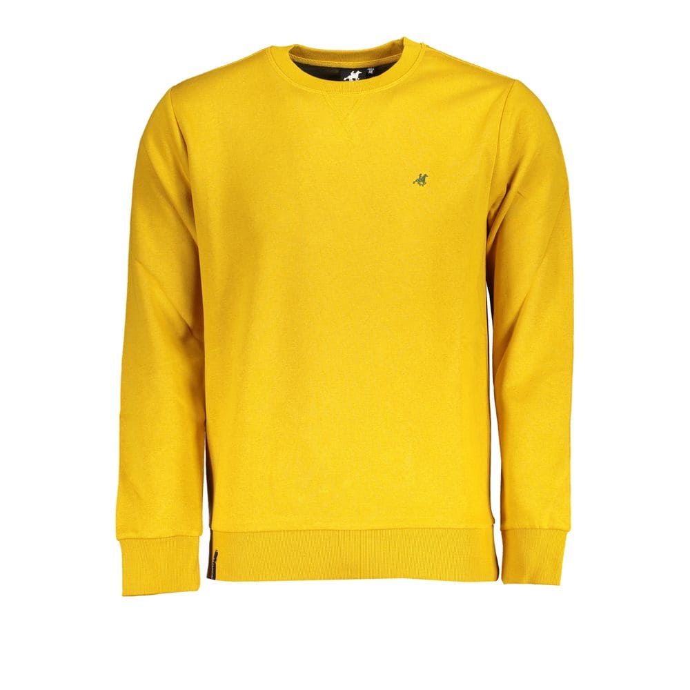 Pull en coton jaune US Grand Polo