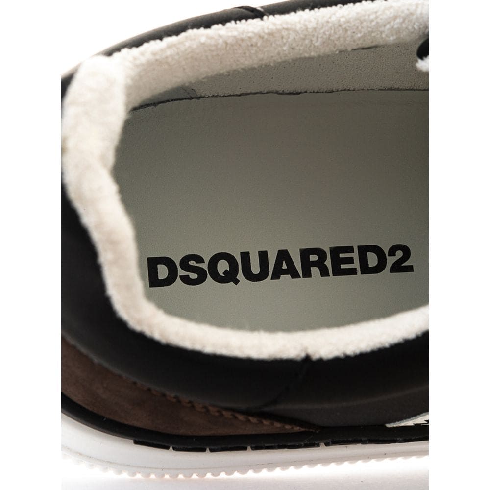 Zapatillas de piel negras Dsquared²