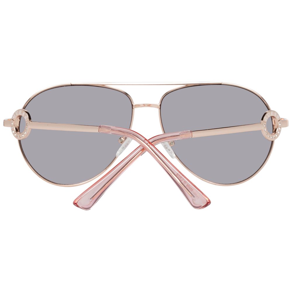 Lunettes de soleil Guess pour femmes en or rose