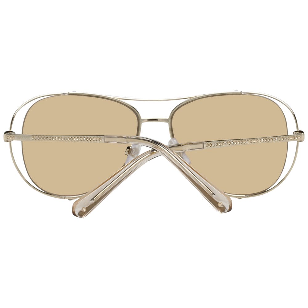 Gafas de sol Swarovski doradas para mujer