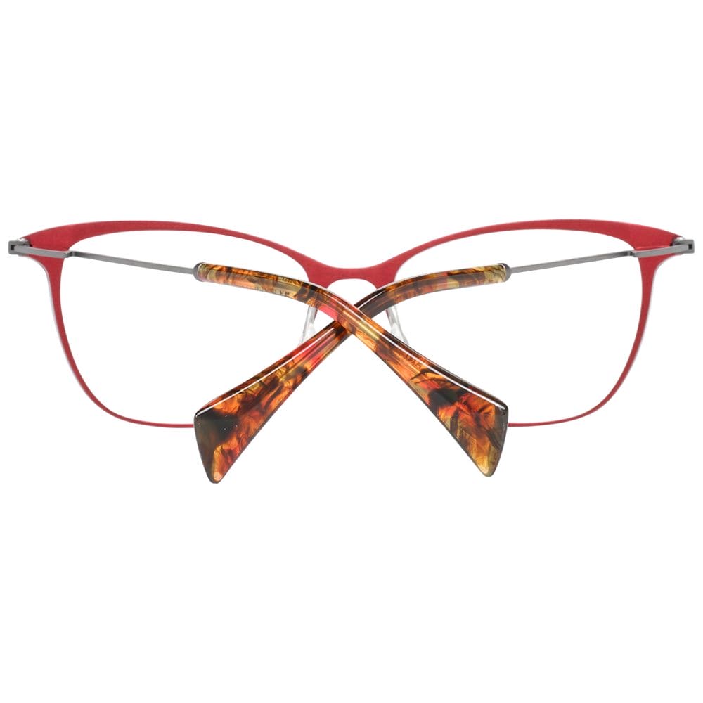 Monturas de gafas para mujer Yohji Yamamoto en color rojo