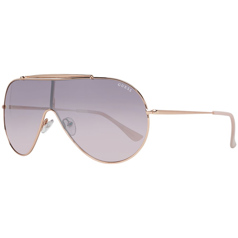 Lunettes de soleil Guess pour femmes en or rose