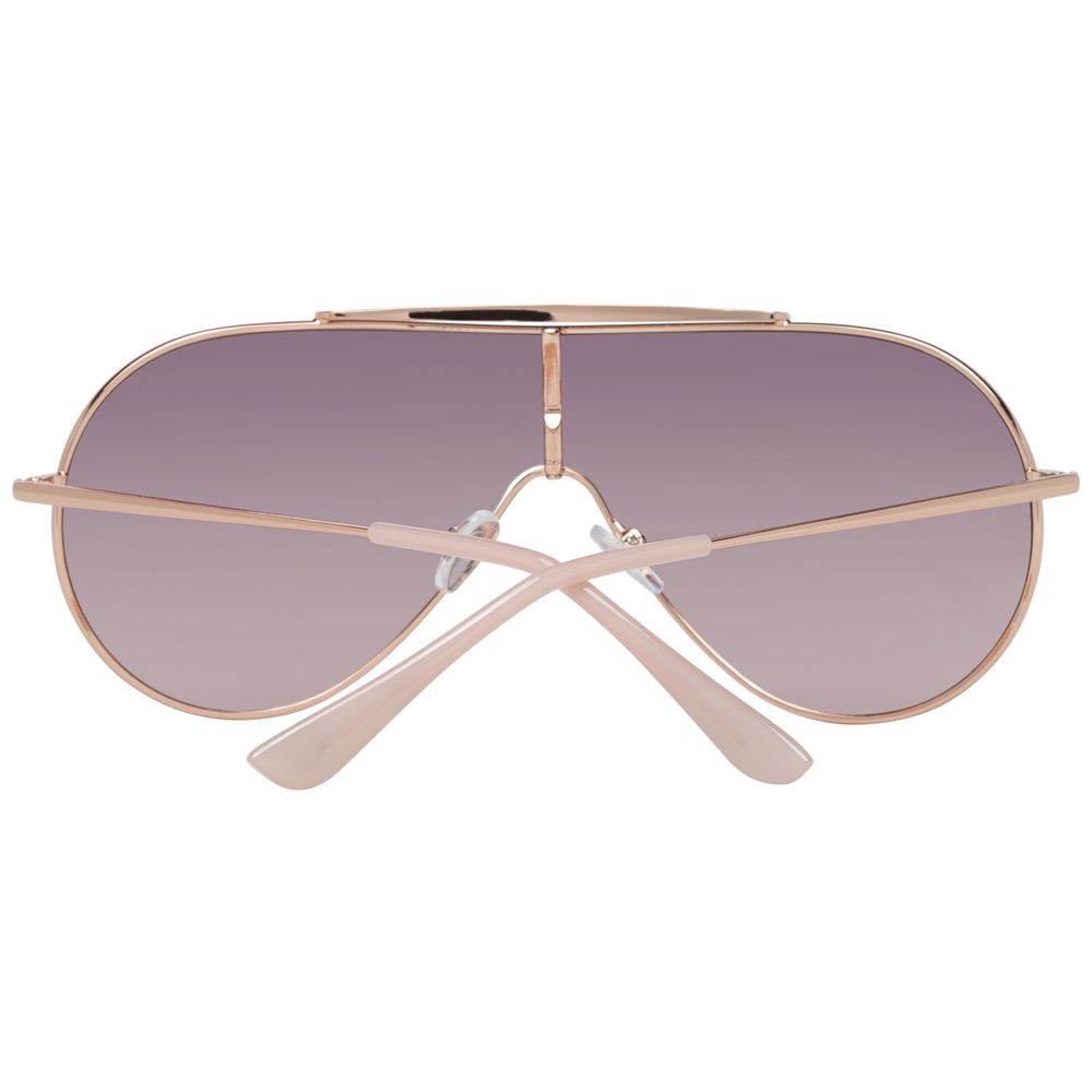 Lunettes de soleil Guess pour femmes en or rose