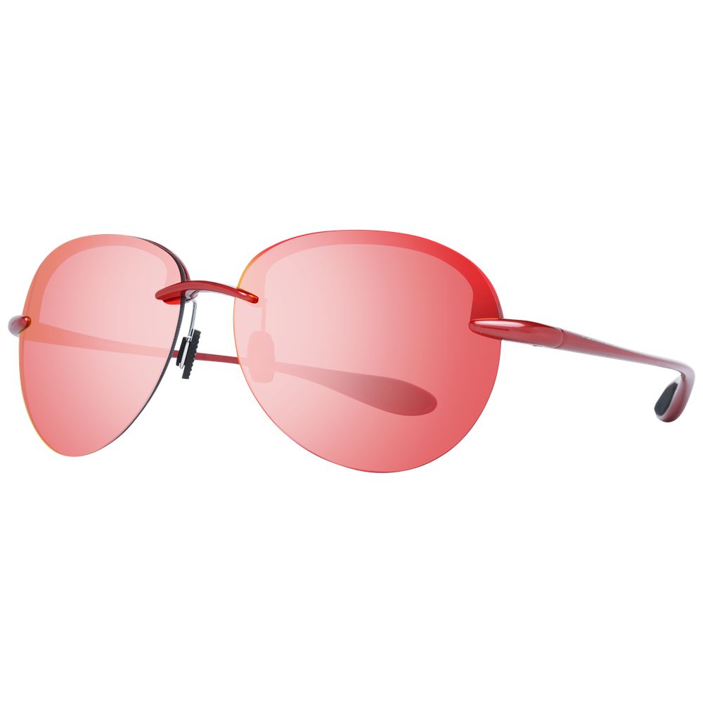 Lunettes de soleil rouges pour hommes de la police