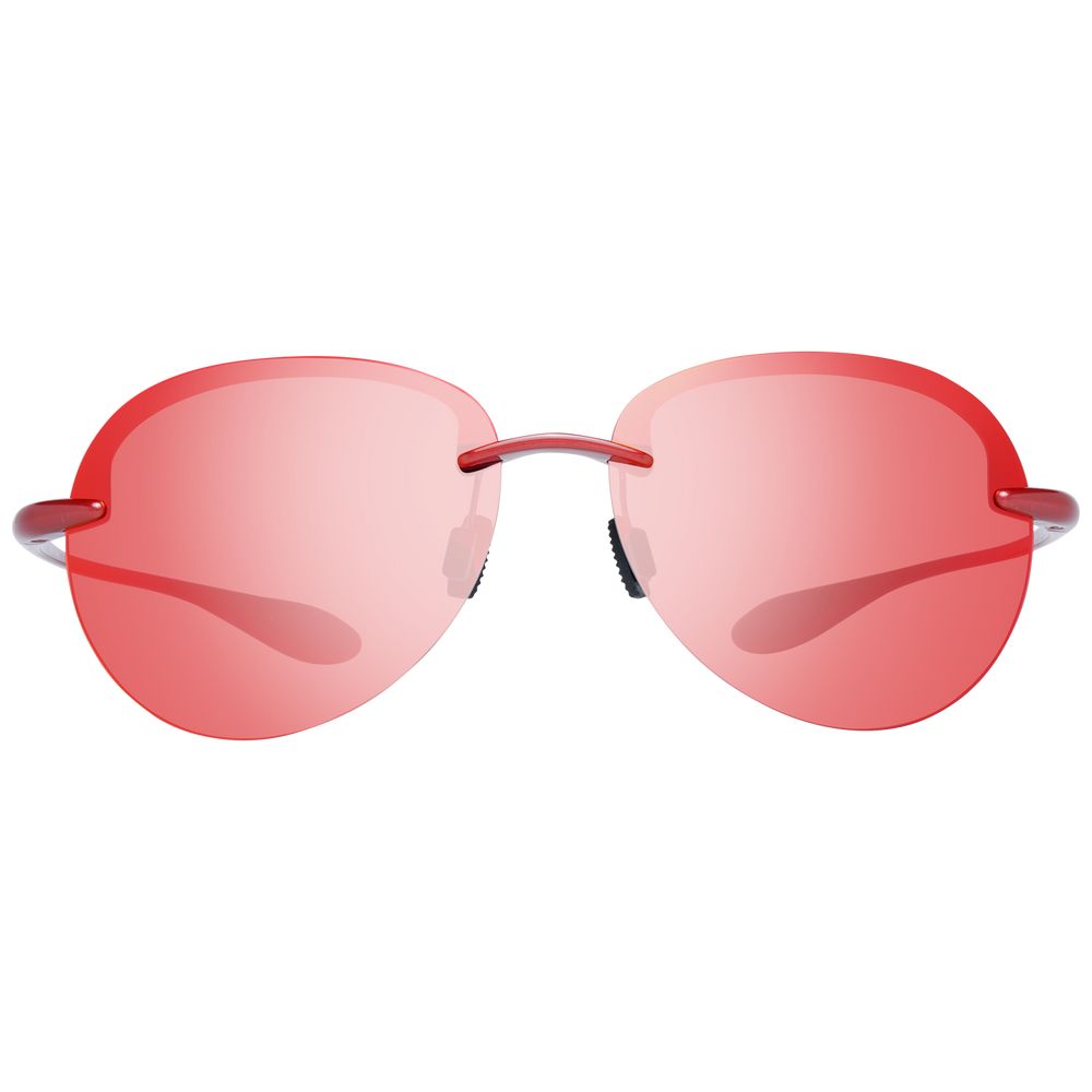 Gafas de sol rojas de policía para hombre