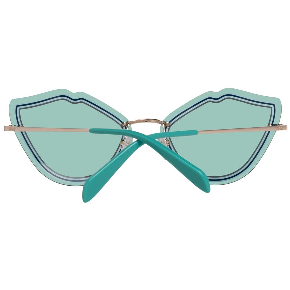 Lunettes de soleil pour femmes Emilio Pucci en or rose