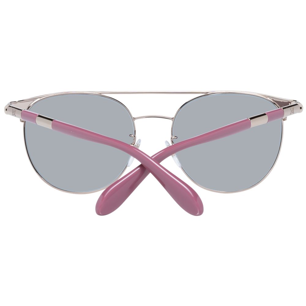 Lunettes de soleil argentées Carolina Herrera pour femmes