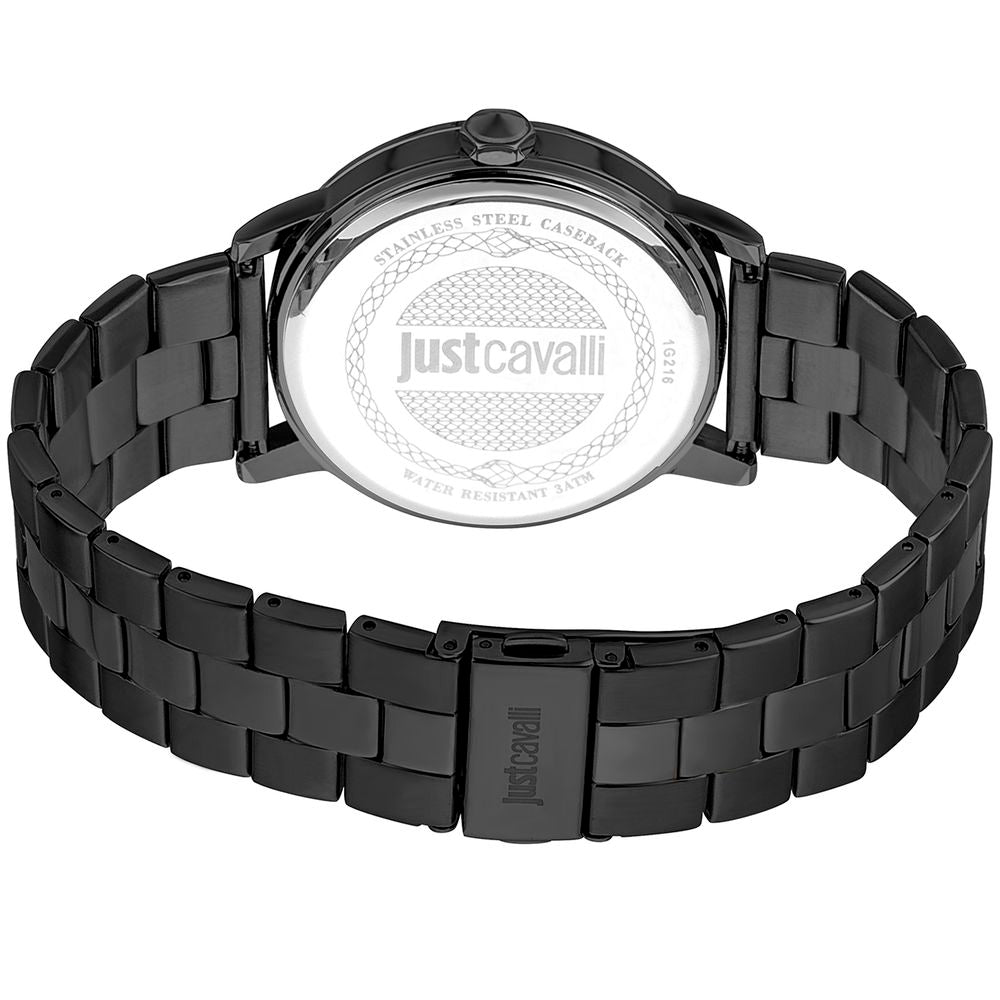 Just Cavalli Black Men Watch