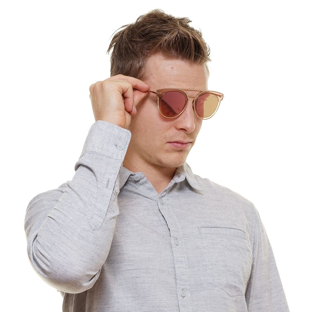 Lunettes de soleil Police pour hommes en or rose