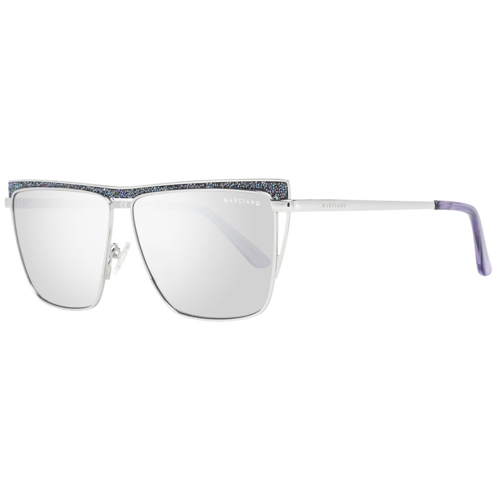 Lunettes de soleil argentées pour femmes Marciano by Guess