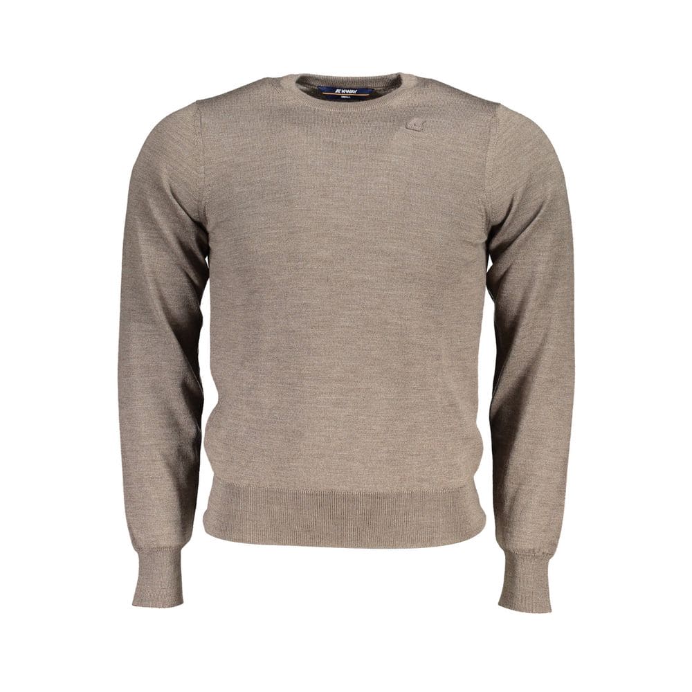 Pull en laine beige K-WAY