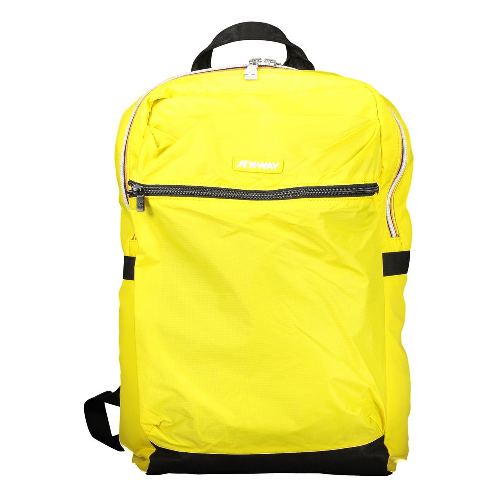 Sac à dos K-WAY en polyester jaune