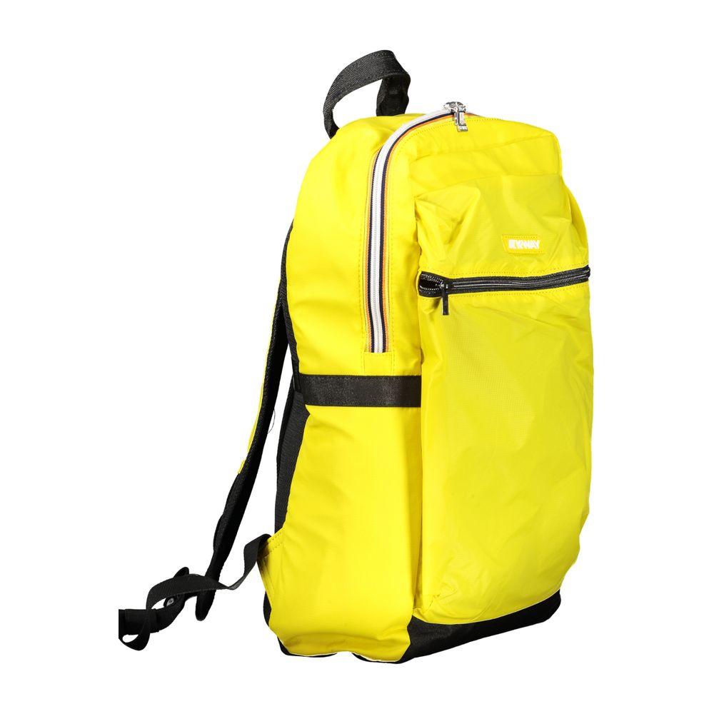 Sac à dos K-WAY en polyester jaune