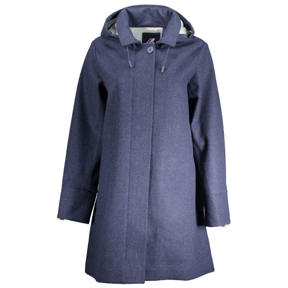 Vestes et manteaux en polyester bleu K-WAY