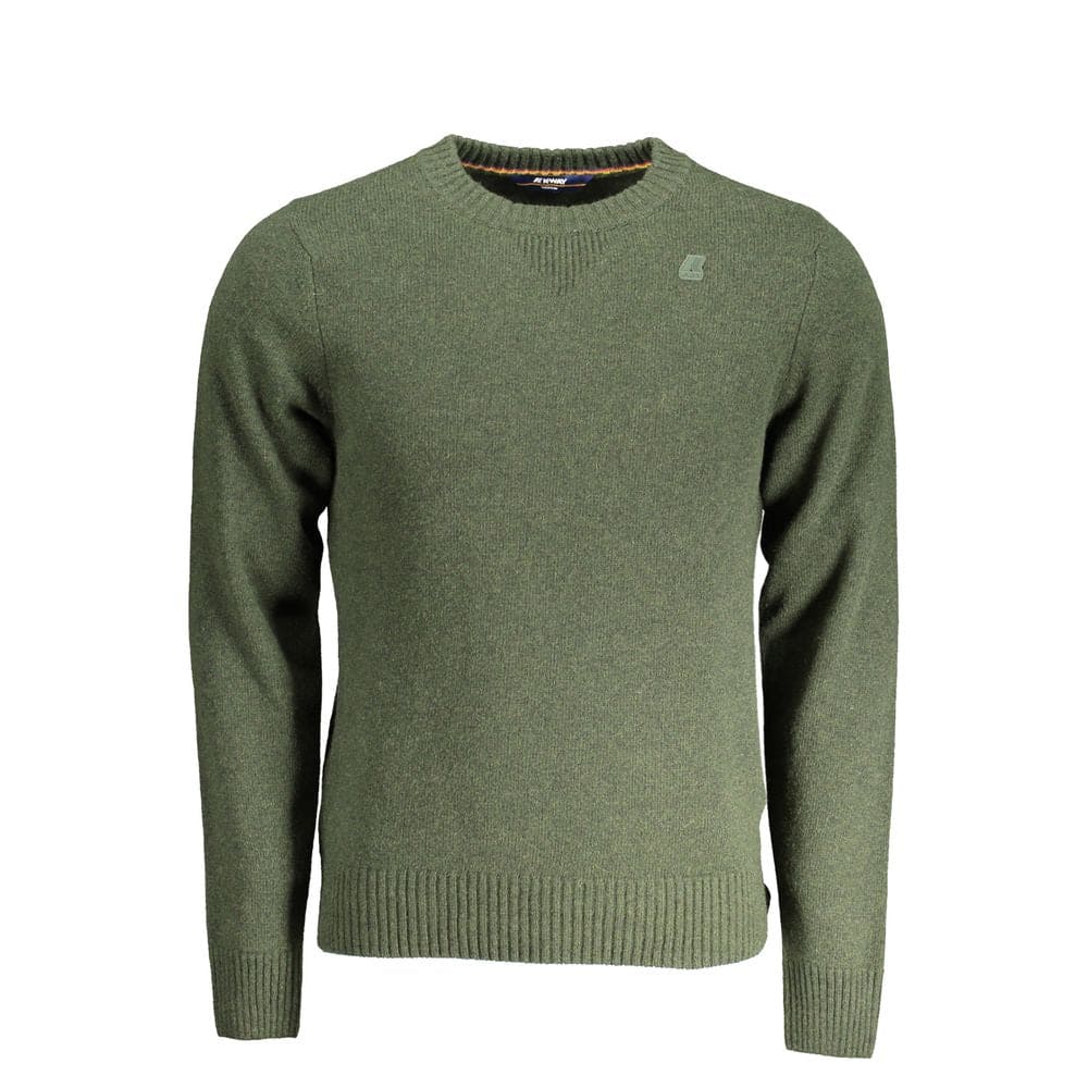 Pull en laine vert K-WAY