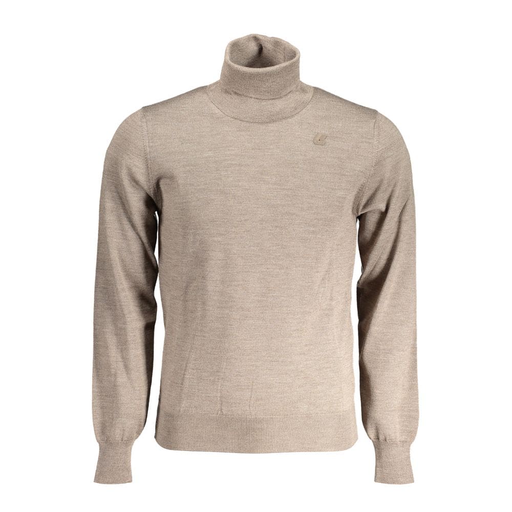 Pull en laine marron K-WAY