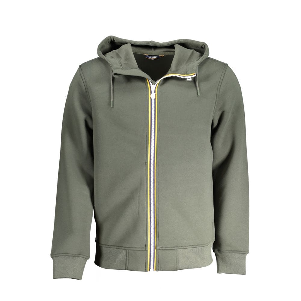 Chaqueta de poliéster verde K-WAY