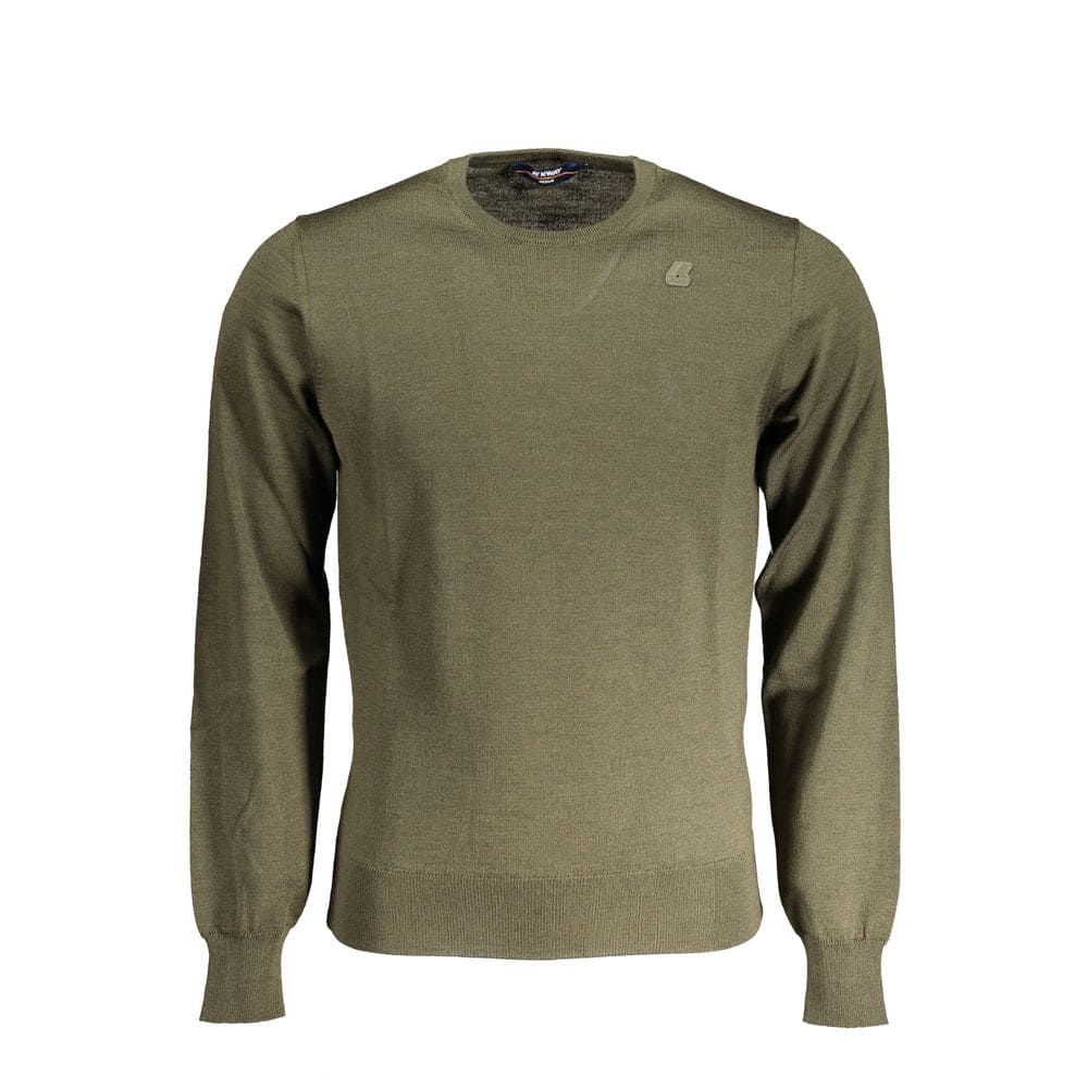 Pull en laine vert K-WAY