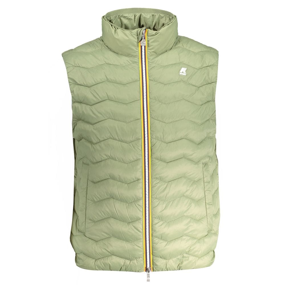 Chaqueta de poliamida verde K-WAY