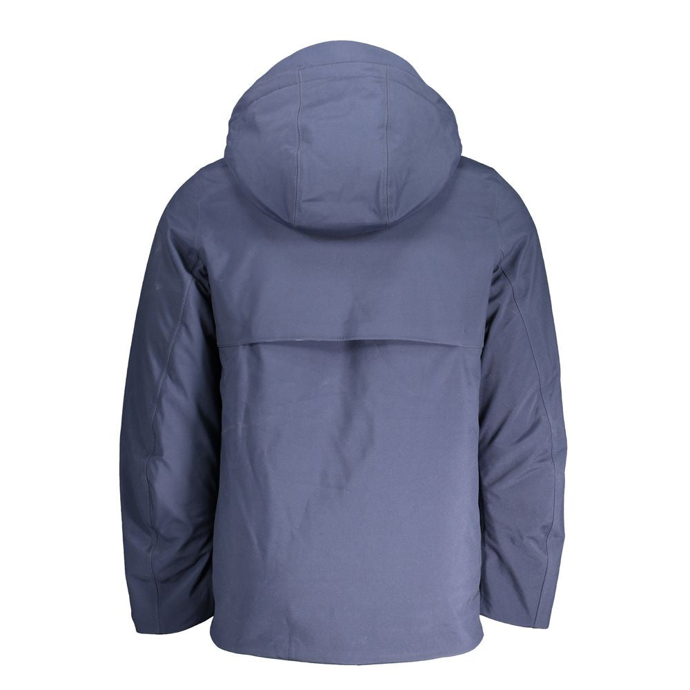 Chaqueta de poliéster azul K-WAY