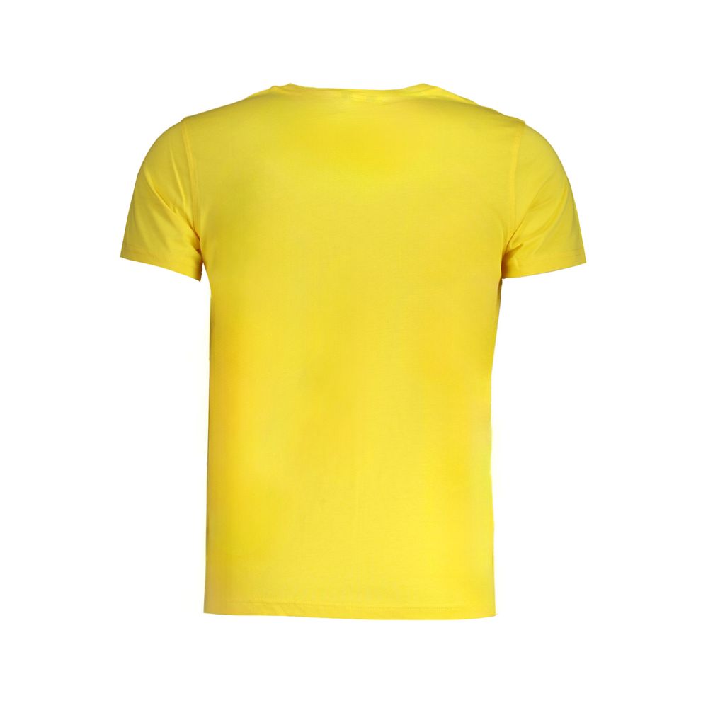 T-shirt en coton jaune K-WAY