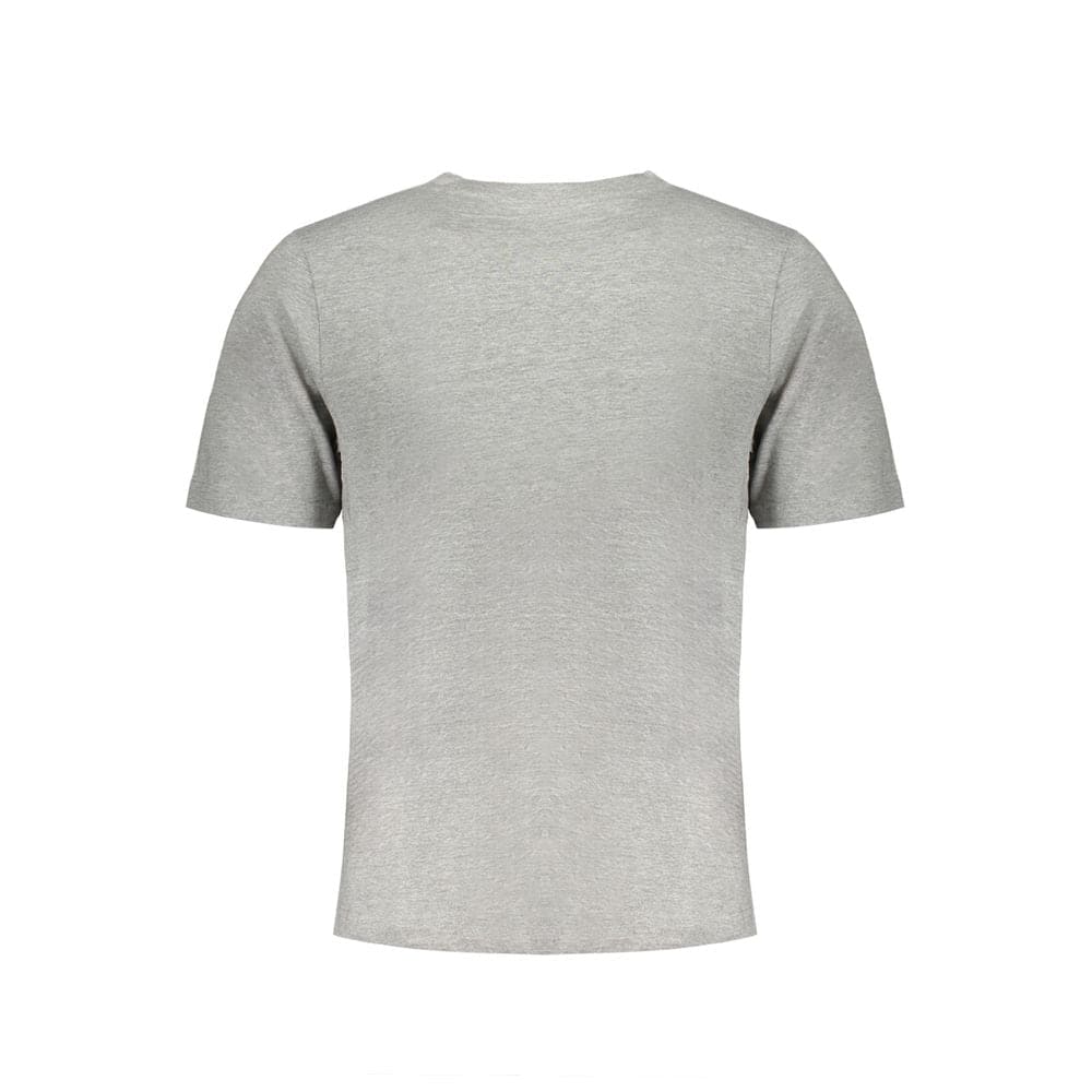 Camiseta de algodón gris Kappa