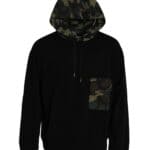 Dolce & Gabbana Black Camouflage Hooded Sweatshirt Sweater