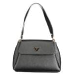 Bolso de mano de polietileno negro Guess Jeans