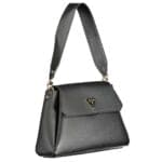 Bolso de mano de polietileno negro Guess Jeans