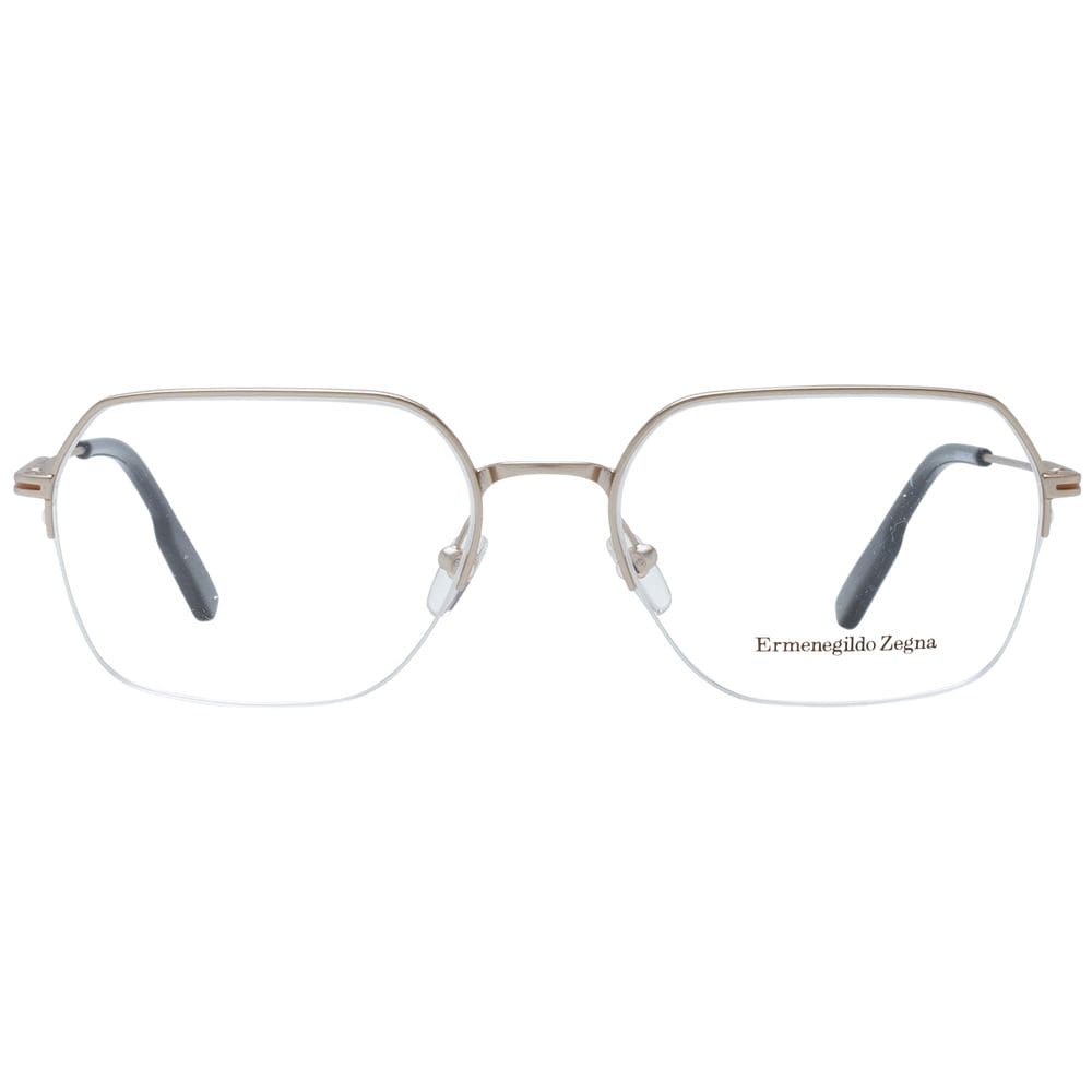 Ermenegildo Zegna Silver Metal Glasses (Frames)