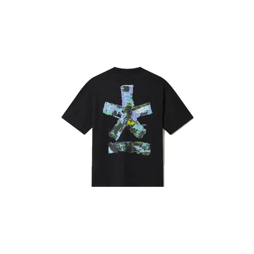 Comme Des Fuckdown Black Cotton T-Shirt