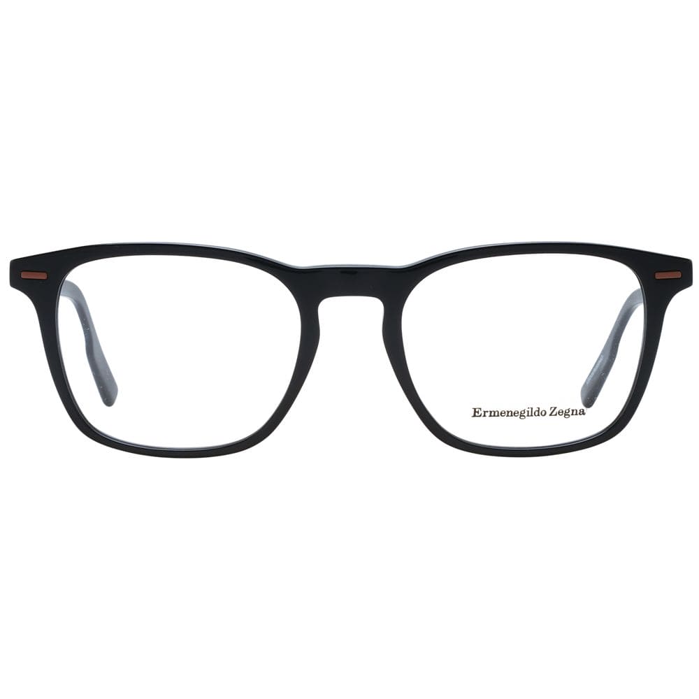 Ermenegildo Zegna Black Plastic Glasses (Frames)