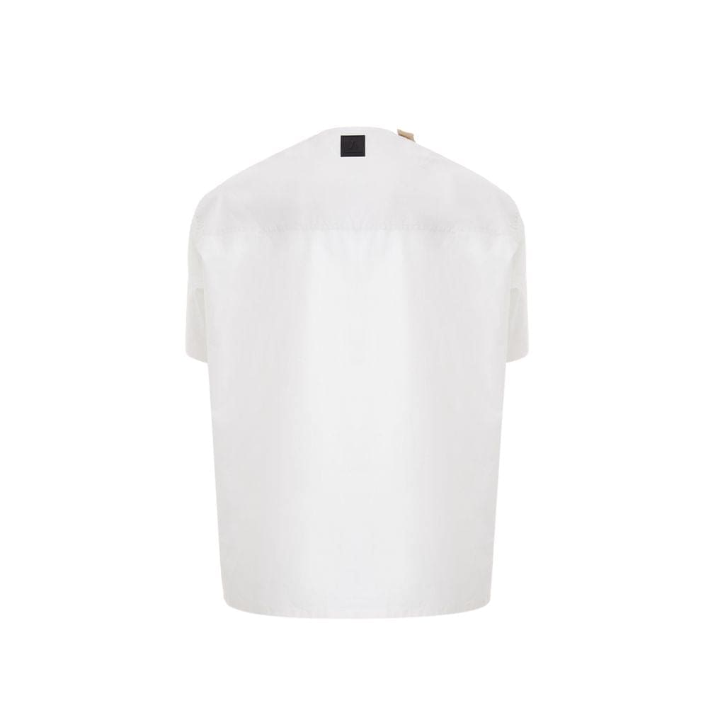 Emporio Armani White Cotton Sweater