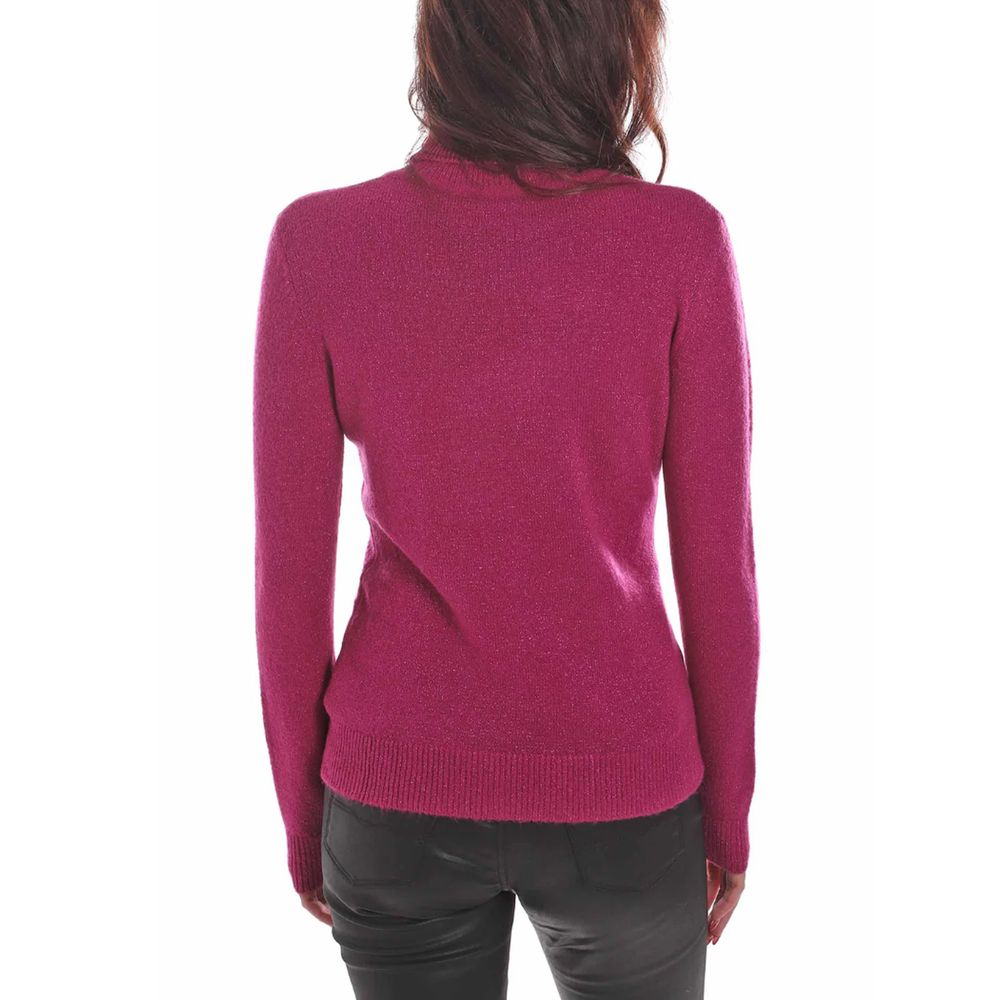 Yes Zee Fuchsia Viscose Sweater