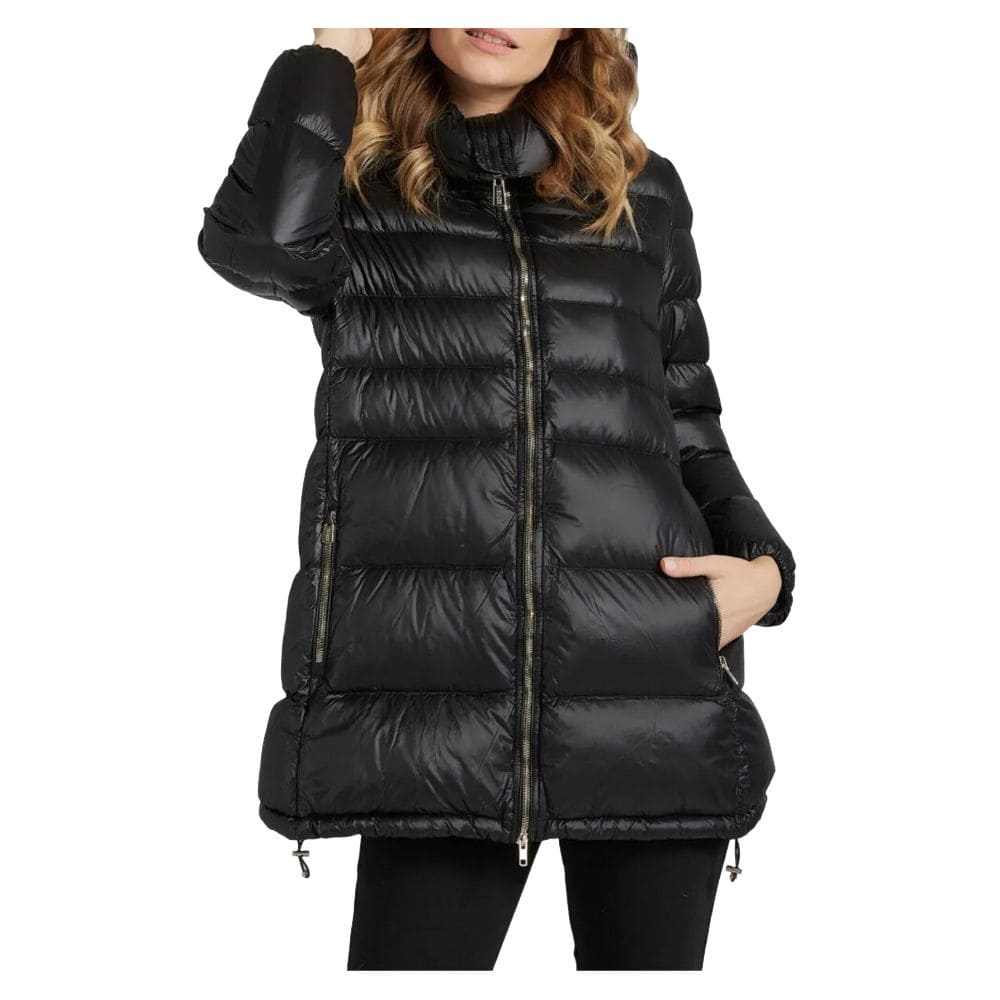 Yes Zee Black Nylon Women's Jacket