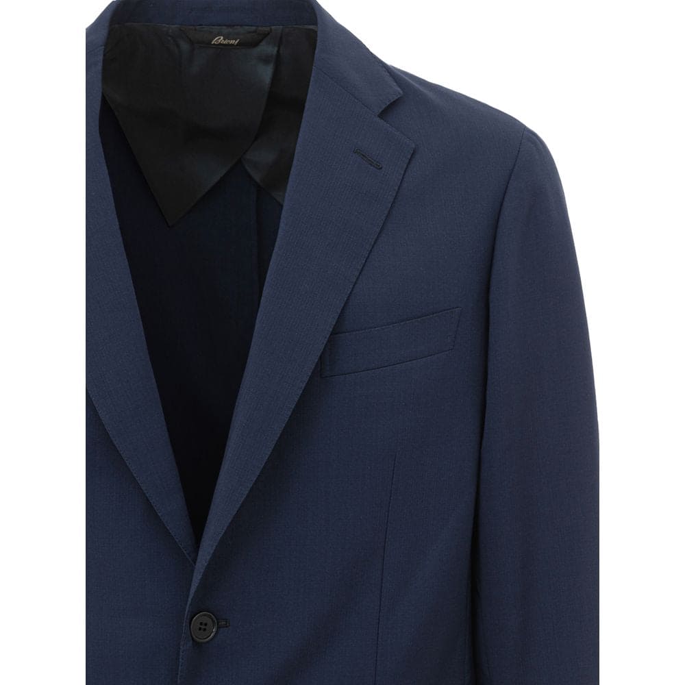 Brioni Blue Wool Blazer