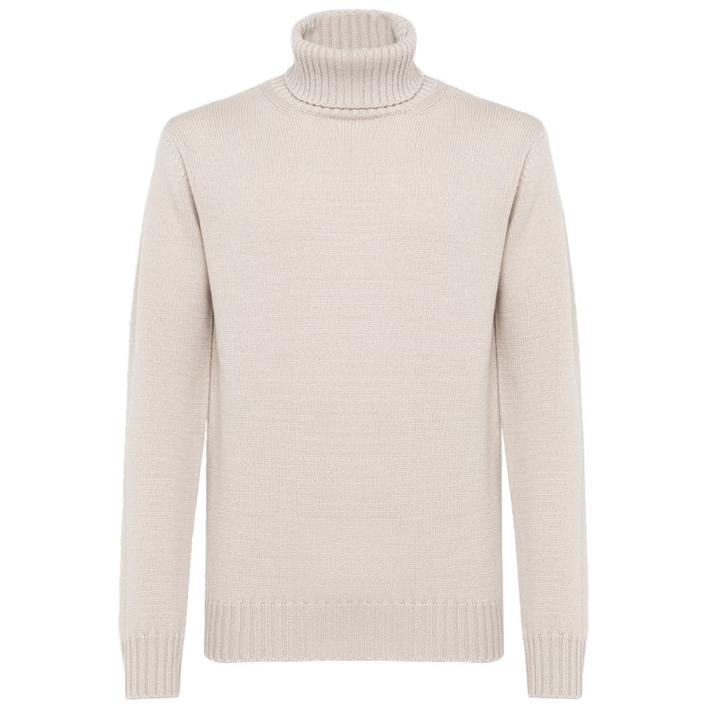 Alpha Studio White Cashmere Sweater