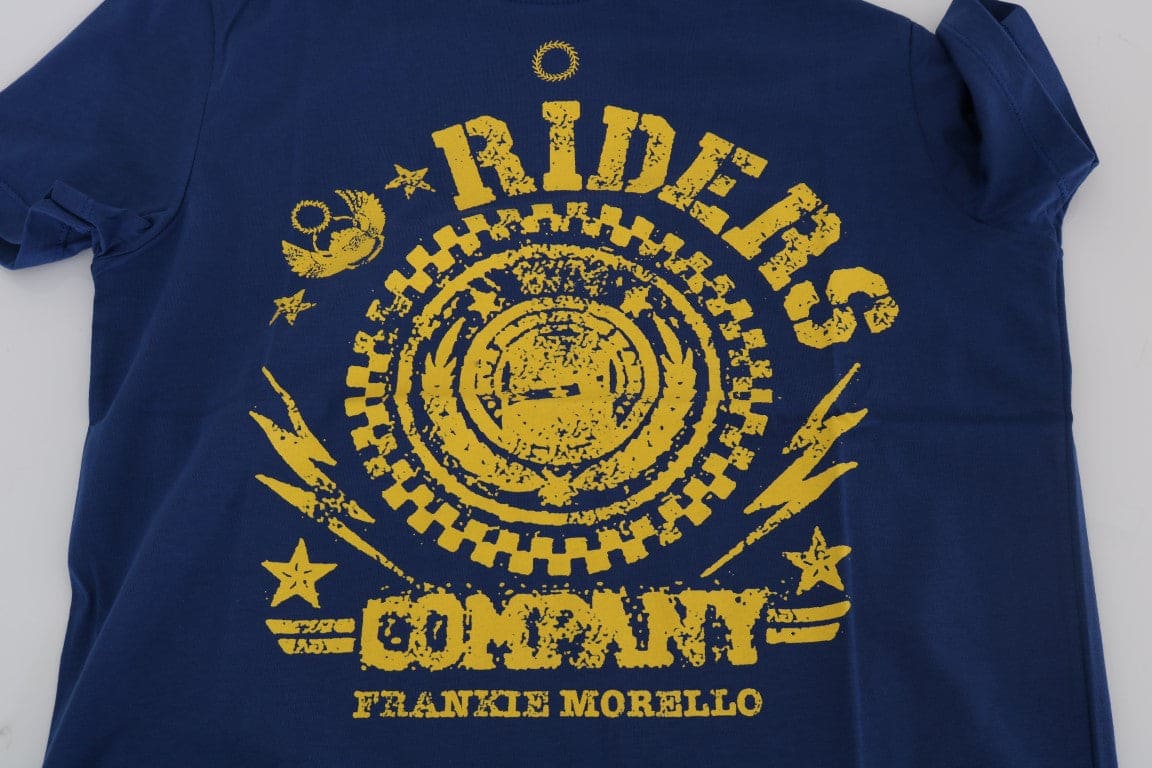 T-shirt en coton à motif Blue Riders de Frankie Morello