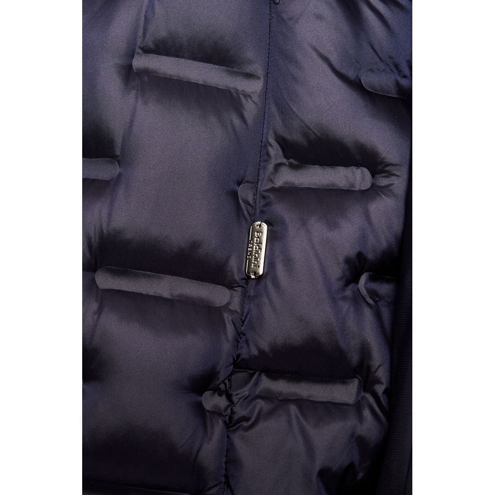 Baldinini Trend Blue Polyester Jackets & Coat