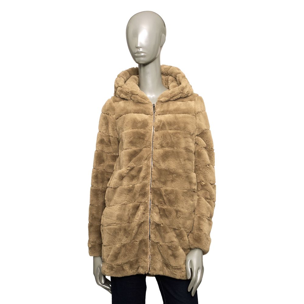 Baldinini Trend Beige Polyester Women Jacket