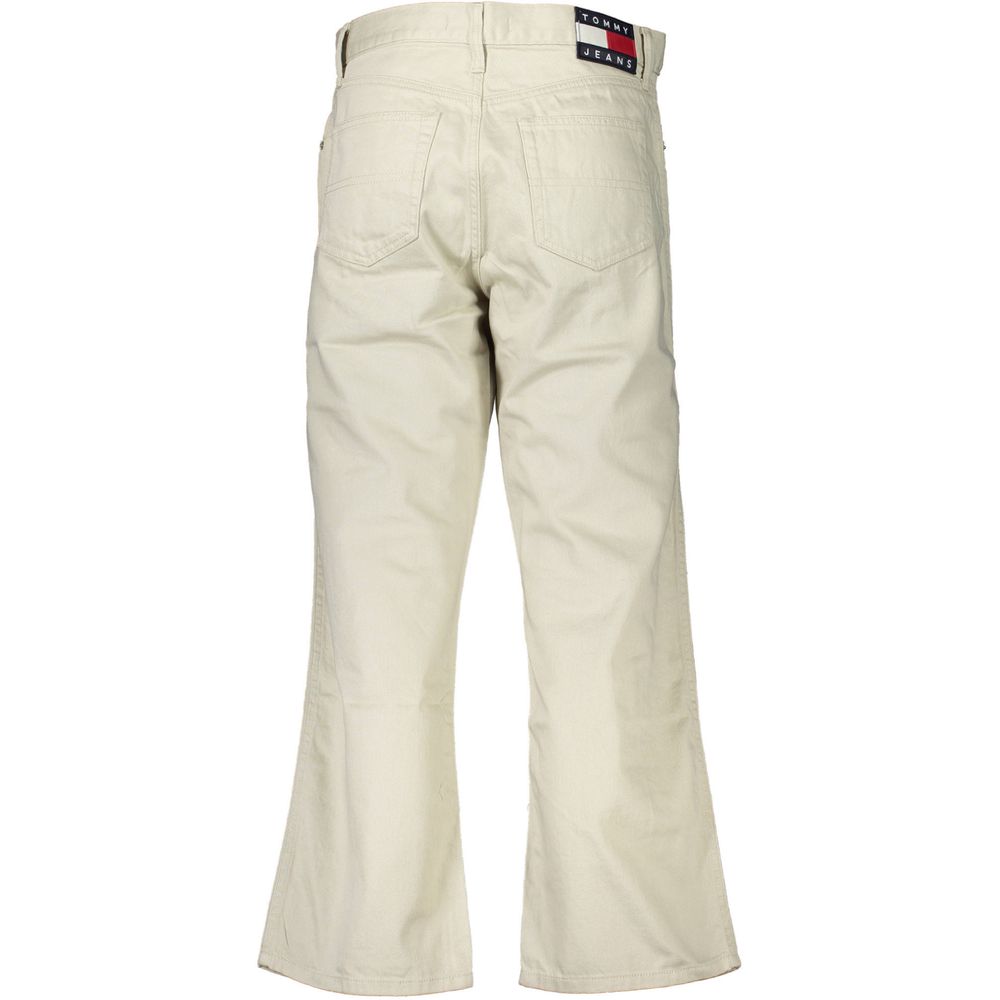 Tommy Hilfiger Beige Cotton Jeans & Pant