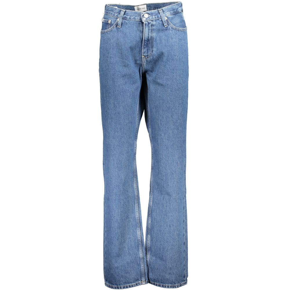 Calvin Klein Blue Cotton Jeans & Pant