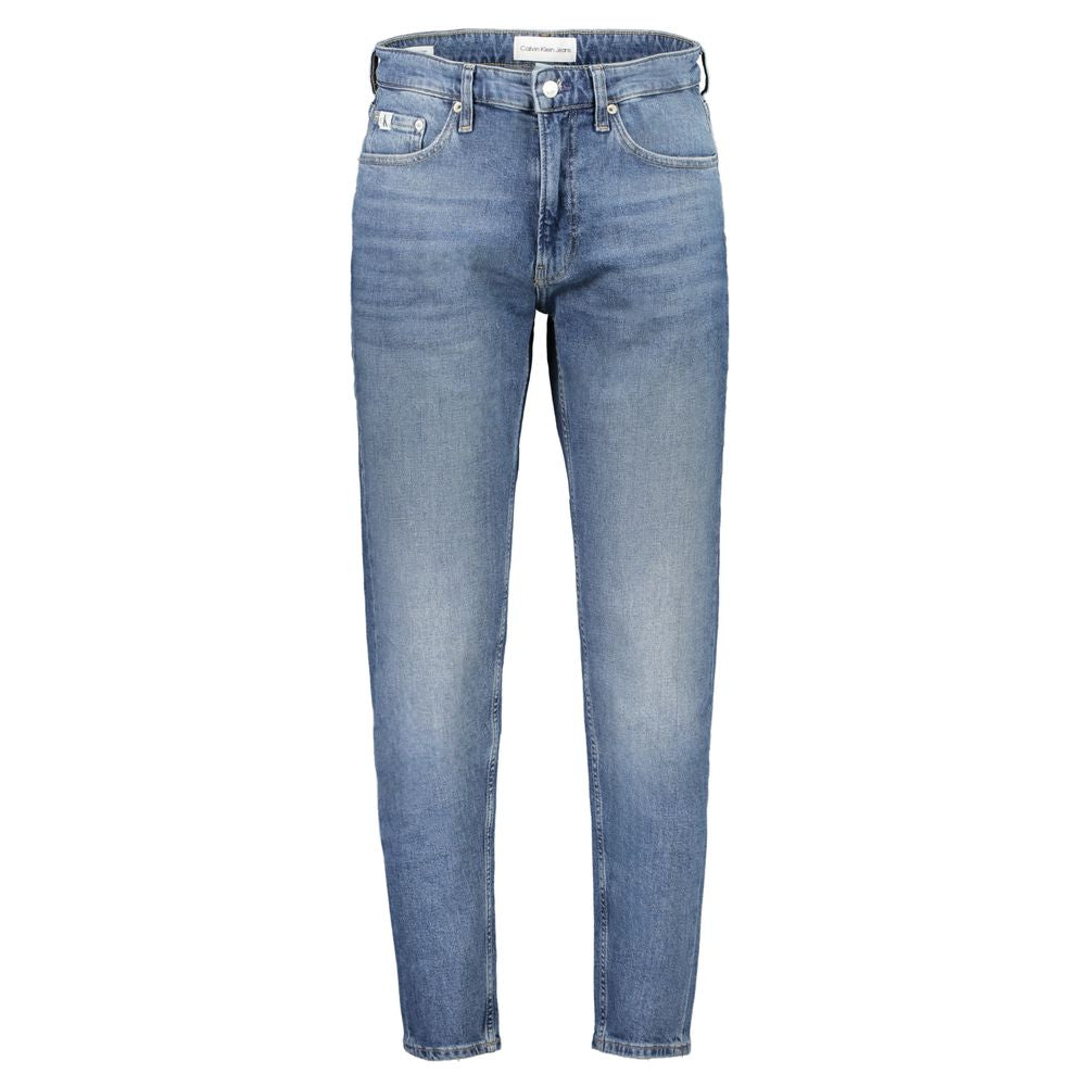 Calvin Klein Blue Cotton Jeans & Pant