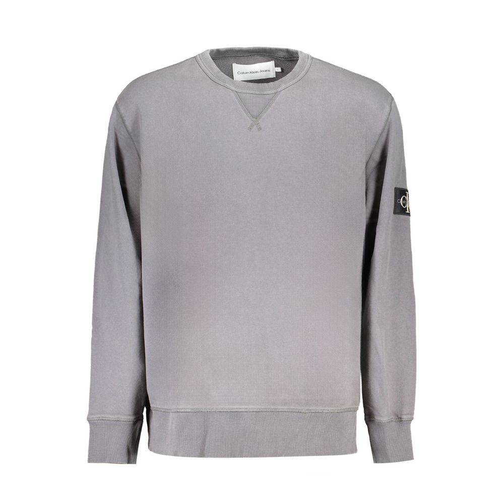 Calvin Klein Gray Cotton Sweater