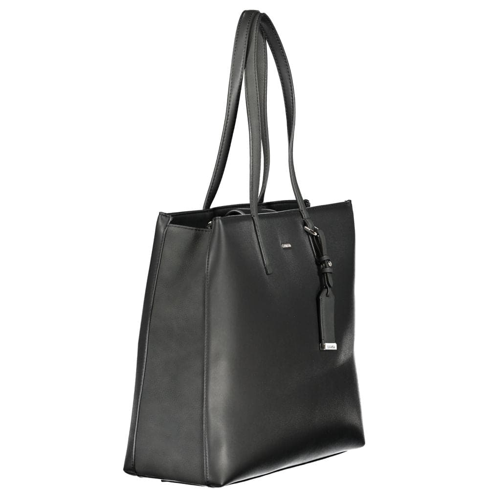 Calvin Klein Black Polyester Handbag