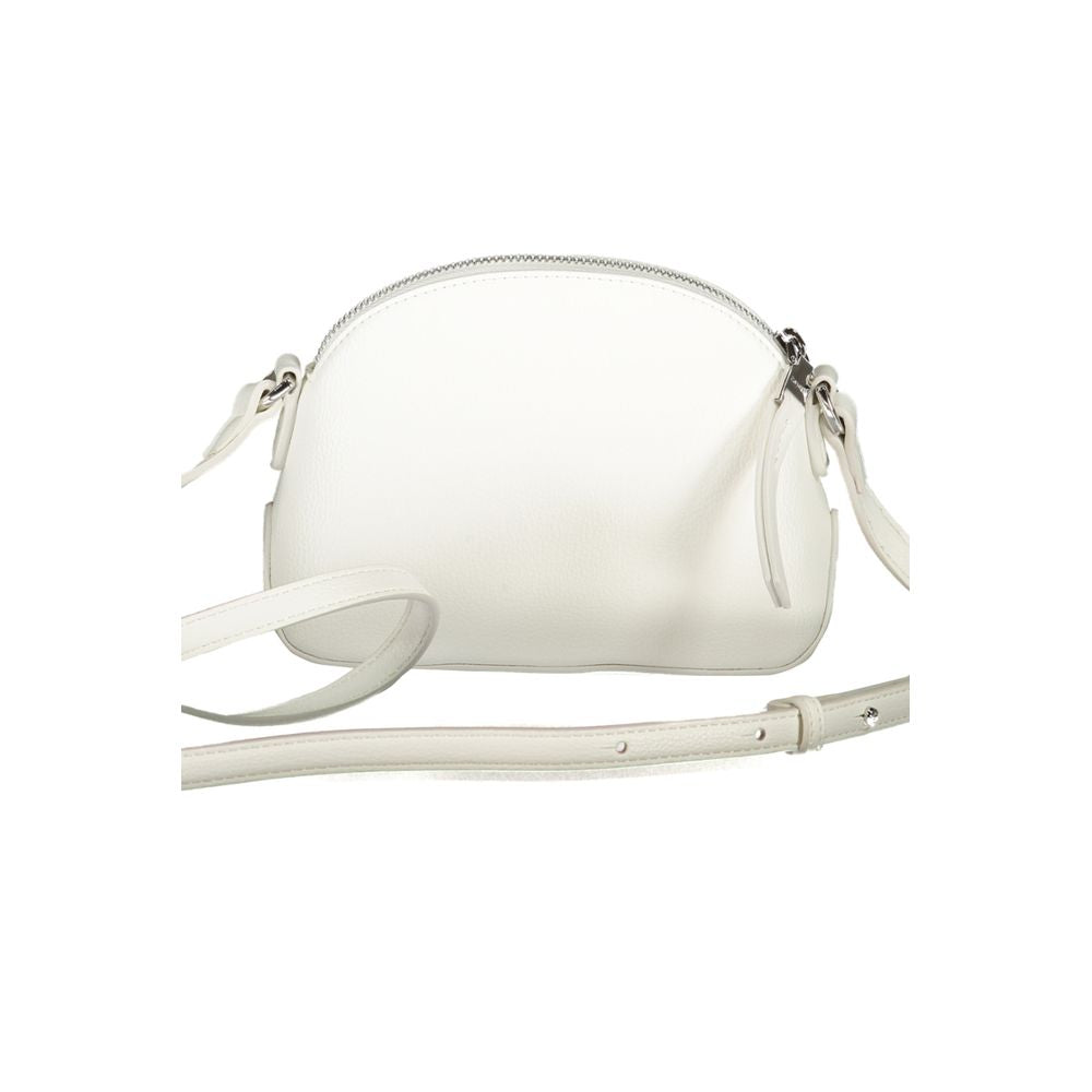 Calvin Klein White Polyethylene Handbag