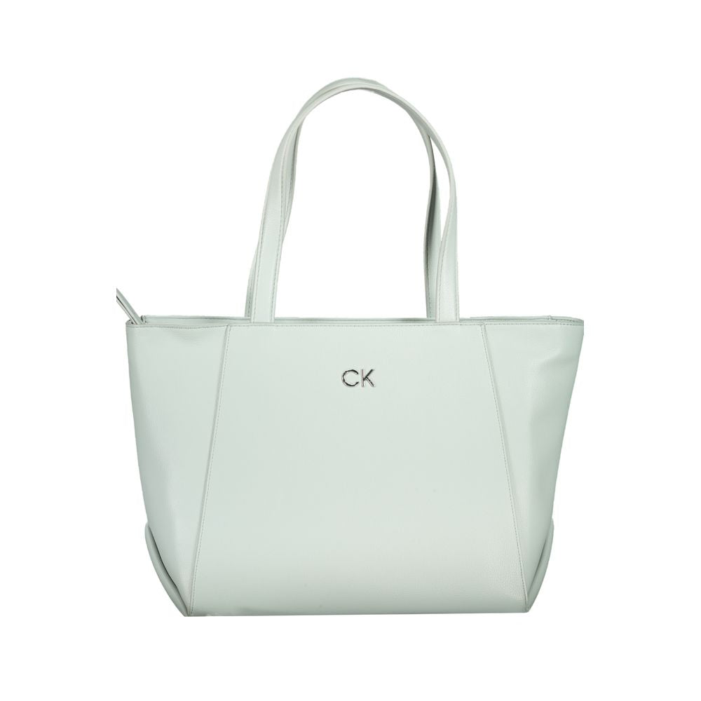 Calvin Klein Light Blue Polyethylene Handbag