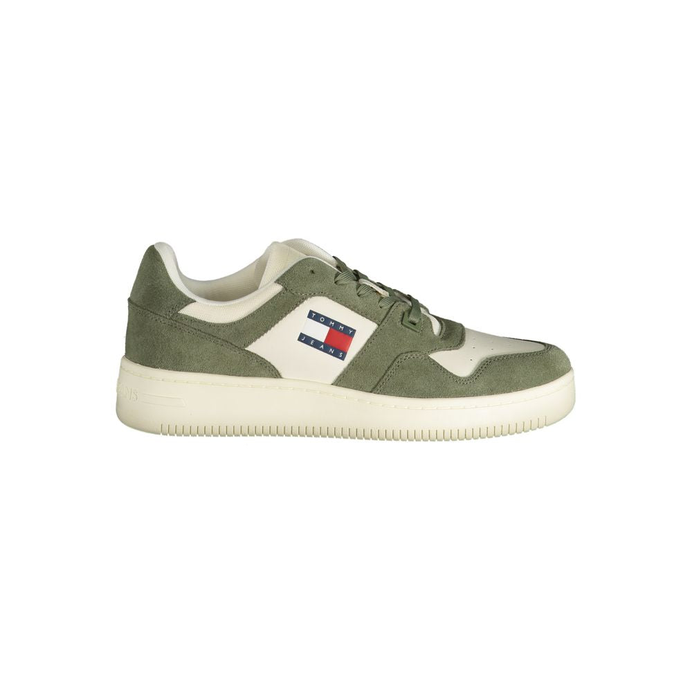 Tommy Hilfiger Green Polyester Sneaker