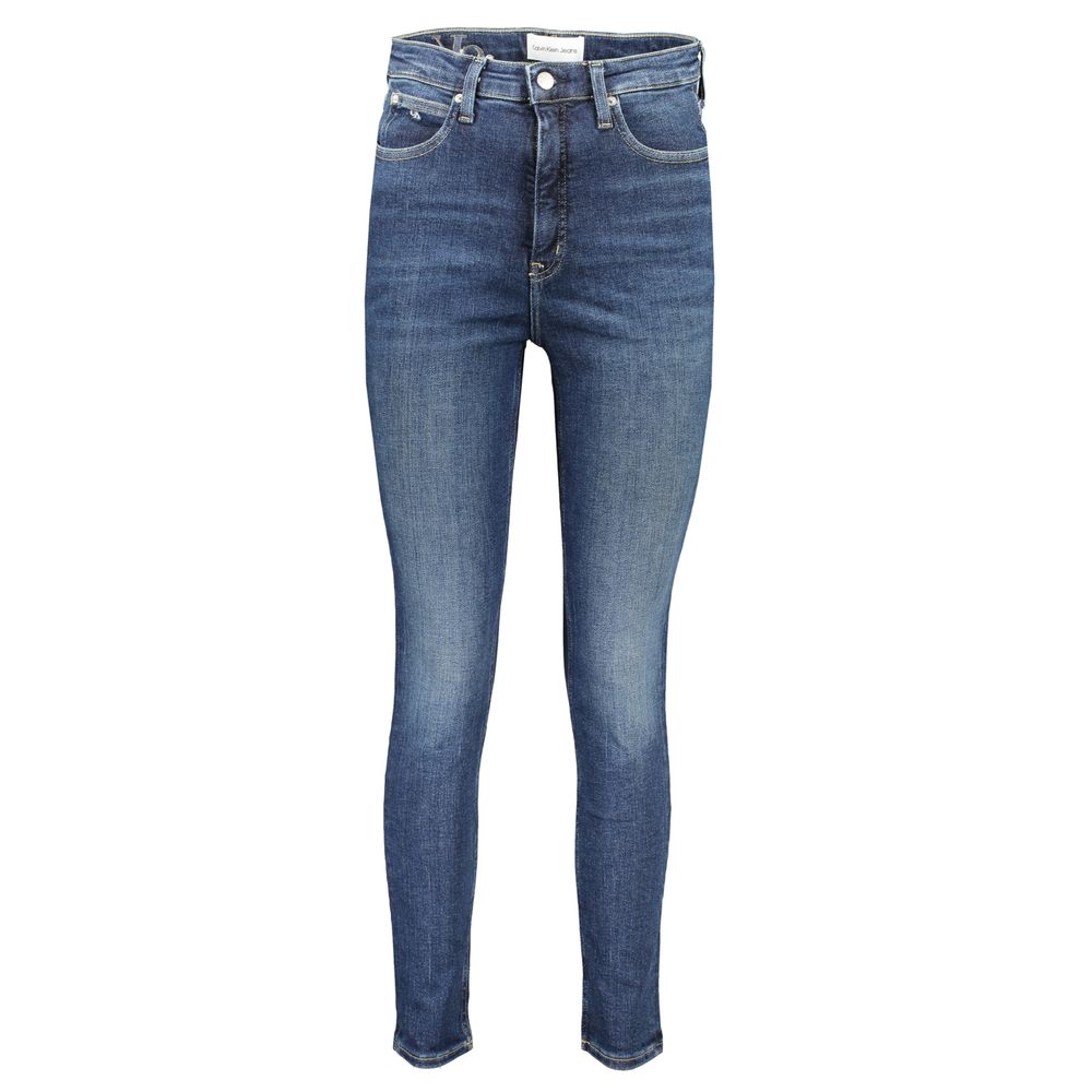 Calvin Klein Blue Cotton Jeans & Pant